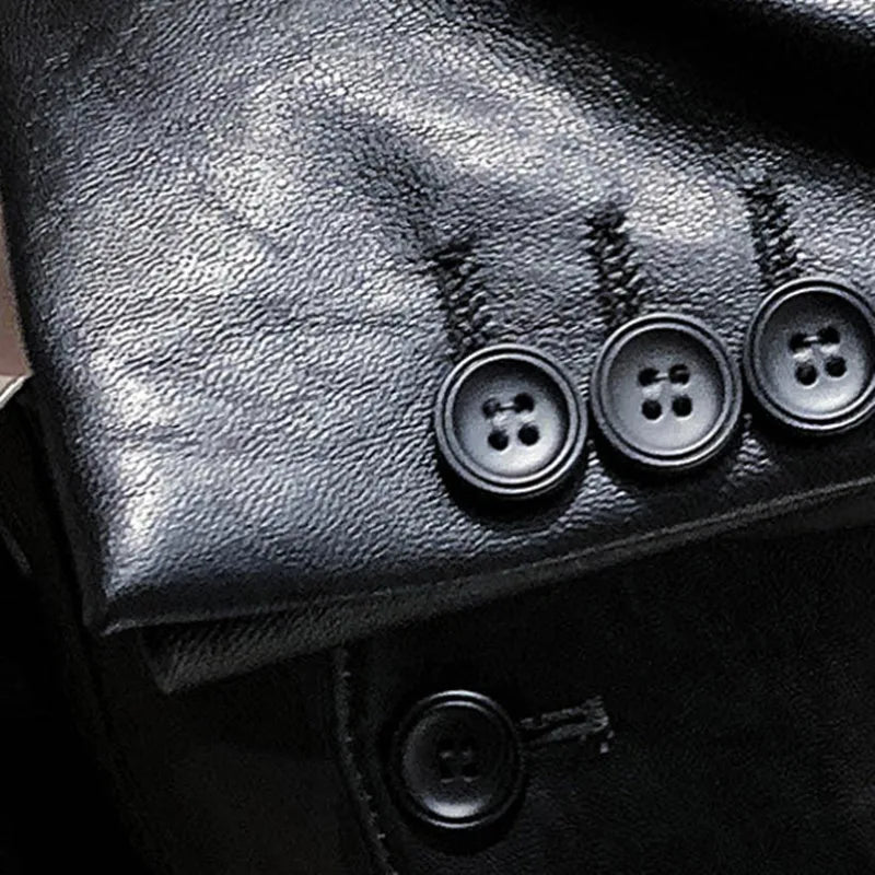 Jaqueta de Couro Masculina Zorvik® S1280