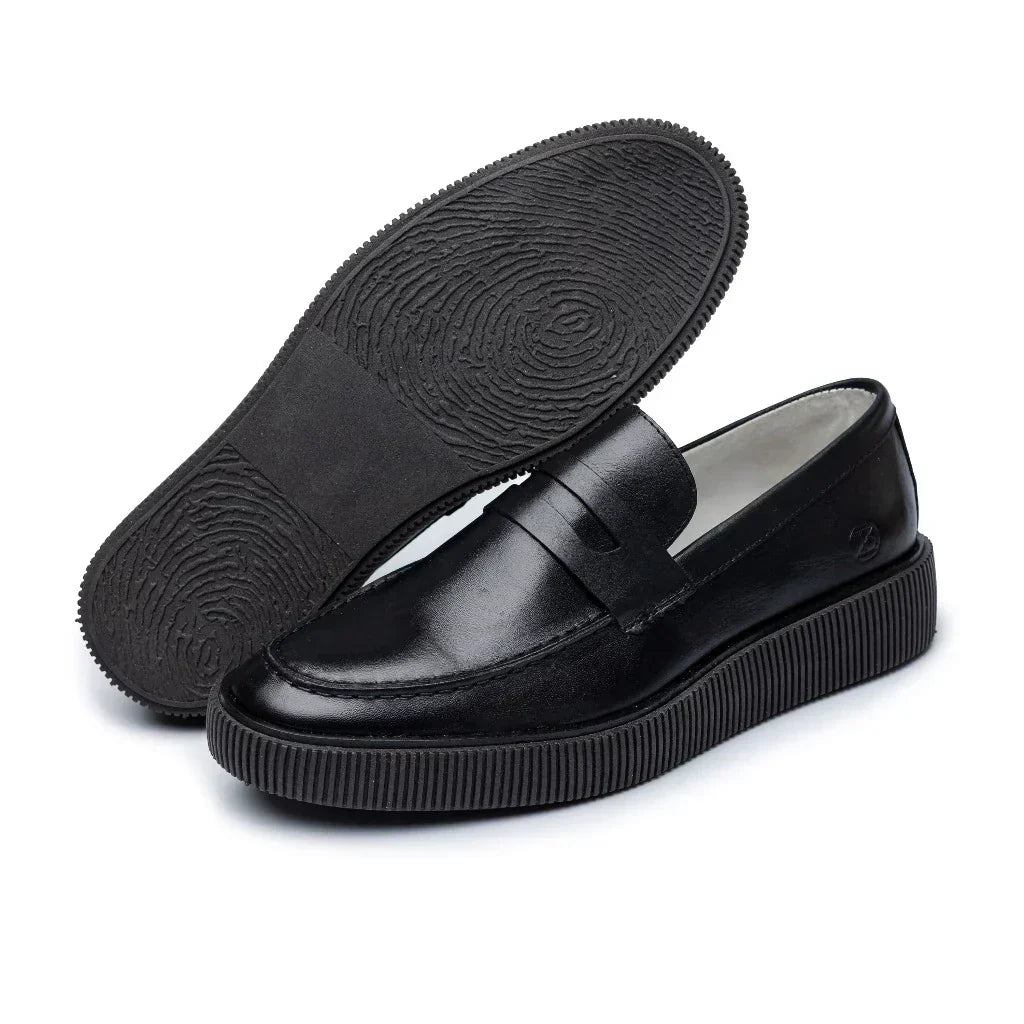 Sapato Social Masculino Mocassim Couro Legítimo Casual