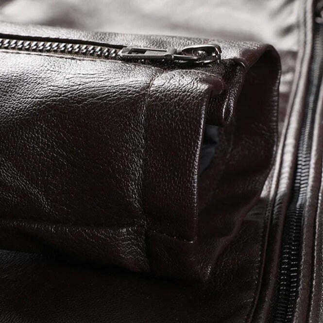 Jaqueta de Couro Masculina Zorvik- BL144