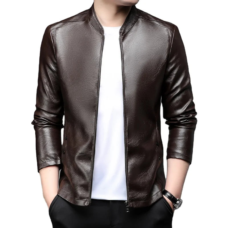 Jaqueta de Couro Masculina Zorvik- BL144