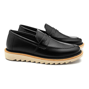 Sapato Mocassim Casual Loafer Tratorado Confort Premium